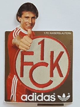 1 FC KAISERSLAUTERN, Naklejka z XX wieku