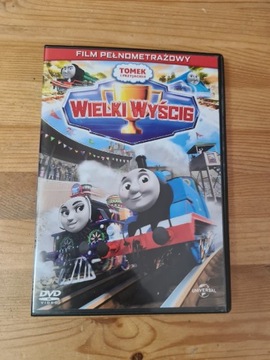 Tomek i przyjaciele Wielki wyścig płyta DVD bajka