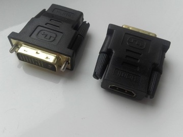 Adapter DVI 24+1, HDMI, HDMI - DVI Kable, Converte