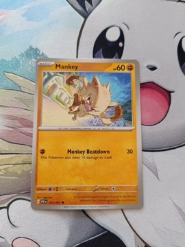 Karta Pokemon Mankey (PAF 045)