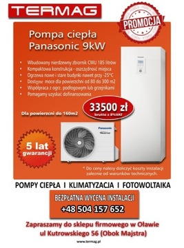 Pompa Ciepła Panasonic Aquarea
