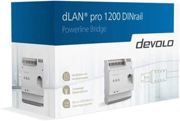 NOWY WYPRZEDAŻ: devolo dLAN pro 1200 DINrail