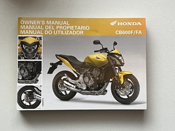 Instrukcja obsługi Honda hornet CB600F