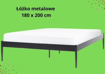 Łóżko metalowe 180 x 200