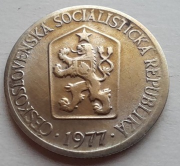 Czechosłowacja, 1  Korona, 1977