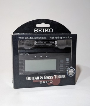 Tuner gitarowy Seiko SAT10BE Guitar & Bass