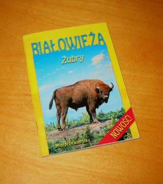 Żubry Miniprzewodnik Białowieża stan bdb