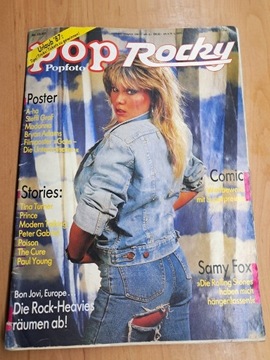 POP ROCKY13/1987 j.niem Samy Fox, PaulYoung,Prince