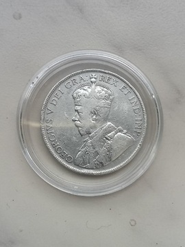 Nowa Funladia 50 cent 1918 r srebro 