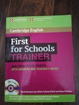 First for Schools Trainer Six Practice Tests 