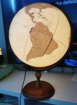 Globus antyczny podświetlany
