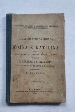 Wojna z Katiliną Krispa 1889