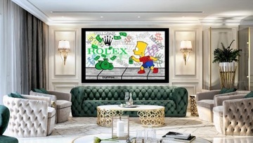 BART Simpsons ROLEX plakat dekoracja ścienna 