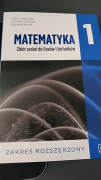 Zbiór zadań do matematyki rozszerzonej klasa 1