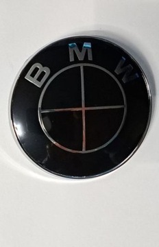 Czarny emblemat BMW 82mm 