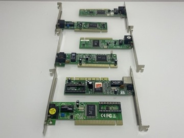 Karty sieciowe PCI mix 6 sztuk - opis