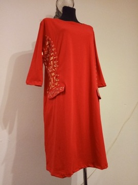 Sukienka bawełniana Turecka czerwona