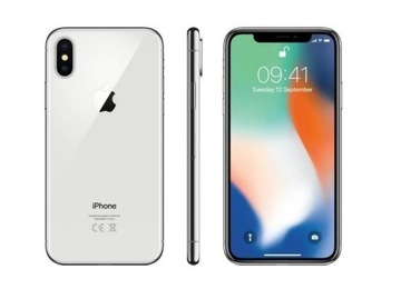 iPhone X 64GB SILVER Srebrny Biały Szary Bateria95