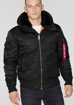 oryginalna kurtka Alpha Industries hooded S czarna