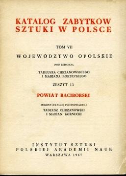 Katalog zabytków sztuki w Polsce woj.opolskie z.13