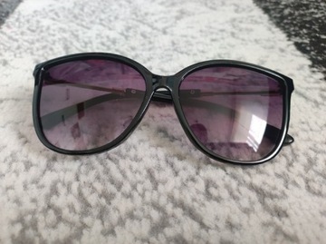 Nowe czarne okulary przeciwsłoneczne damskie 