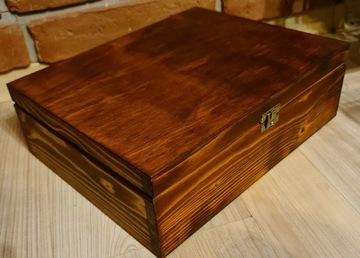 Skrzynka Pudełko drewniane Duże