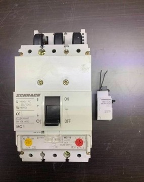 Wyłącznik mocy SCHRACK MC1 plus adapter i wyzwalac