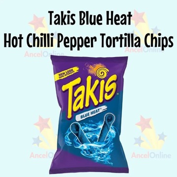 Chips, nachos Takis blue heat 92.3g x 10 sztuk 