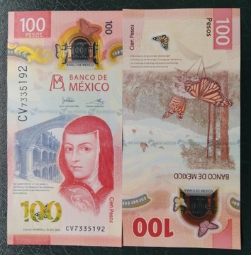 Meksyk 100 pesos 2022 aUNC