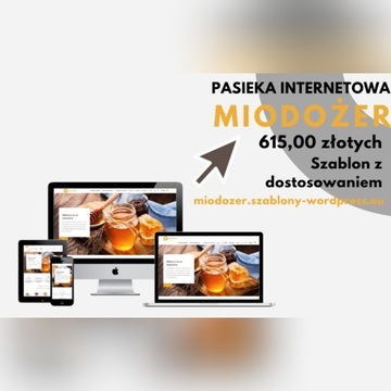 Sklep/Pasieka internetowa - szablon + dostosowanie