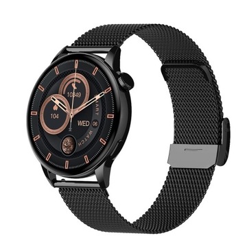 Smartwatch vanad pro nowy czarny 2paski unisex