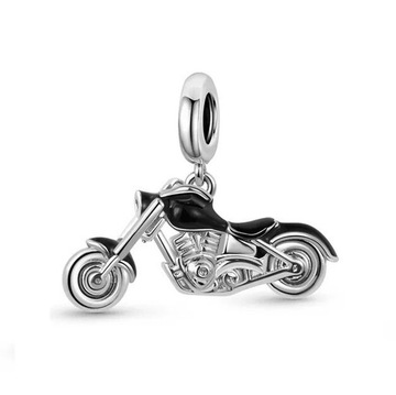 Nowy charms motocykl motor srebrna srebro 925 