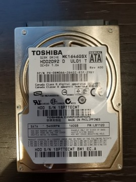 Dysk 160 gb Toshiba