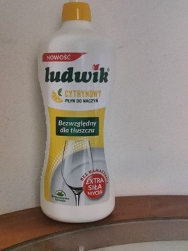 Ludwik Cytrynowy 0,9 l Płyn do mycia naczyń