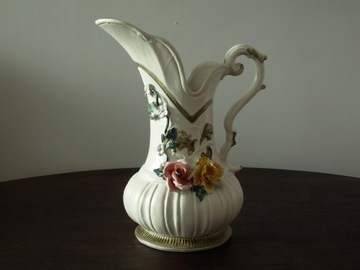 Dekoracyjny porcelanowy dzban, wazon Capodimonte