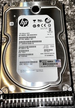 Dysk Serwerowy HDD 1 TB 7200rpm hp MB1000GCWCV