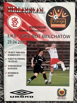Program meczowy ŁKS Łódź - GKS Bełchatów