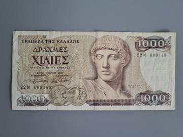 Grecja - 1000 Drachm (1987)