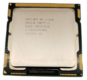 Procesor Intel Core i5-660 SLBTK