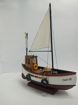 Model kutra rybackiego kuter rybacki drewno statek