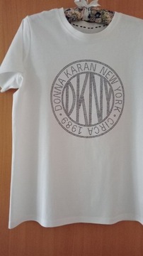 Donna Karan  T-shirt biały  r. S - nowy z metką