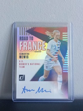 Samantha Mewis Donruss autograf USA