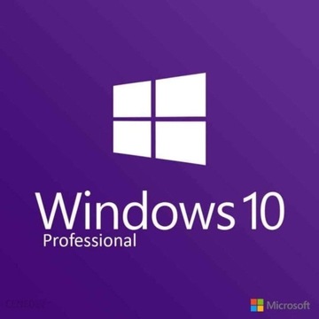 Microsoft Windows 10 Pro Professional 32/64 kod 