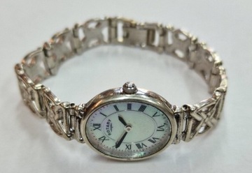 Damski zegarek Rotary na bransolecie Srebro 925