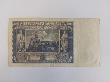 Banknot 20 zł z 1936 roku