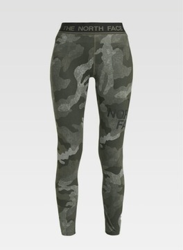 THE NORTH FACE FLEX LEGGINSY MORO PLAMY ZIELONE  L