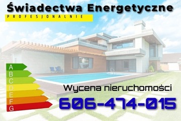 Świadectwo energetyczne / certyfikat energetyczny