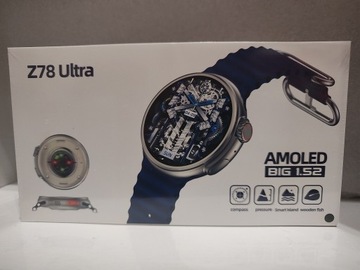 Smartwatch Z78 ULTRA HD wodooporny pogoda rozmowy