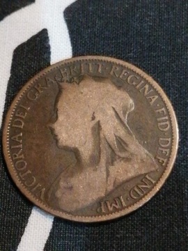 1 penny 1897(rzadka) 