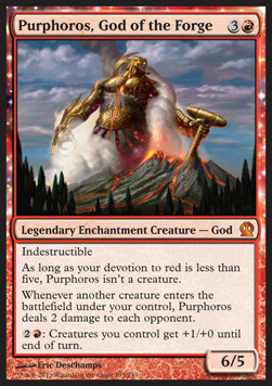 Purphoros, God of the Forge Theros Foil
